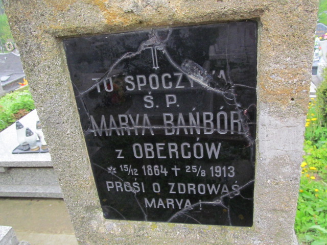 Marya Bańbór 1864 Rymanów - Grobonet - Wyszukiwarka osób pochowanych