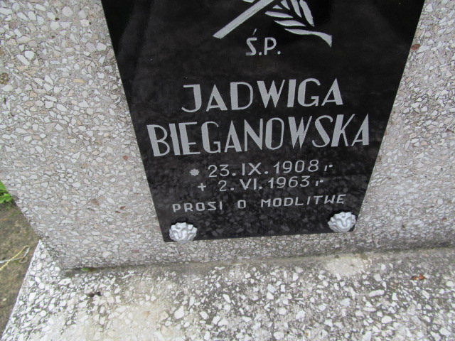 Jadwiga Bieganowska 1908 Rymanów - Grobonet - Wyszukiwarka osób pochowanych