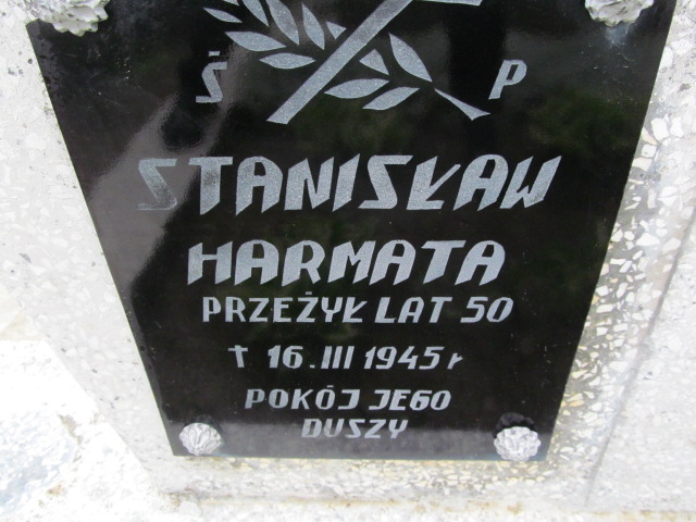 Stanisław Harmata 1894 Rymanów - Grobonet - Wyszukiwarka osób pochowanych