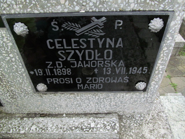 Celestyna Szydło 1898 Rymanów - Grobonet - Wyszukiwarka osób pochowanych