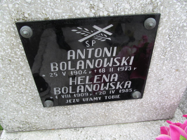 Antoni Bolanowski 1904 Rymanów - Grobonet - Wyszukiwarka osób pochowanych