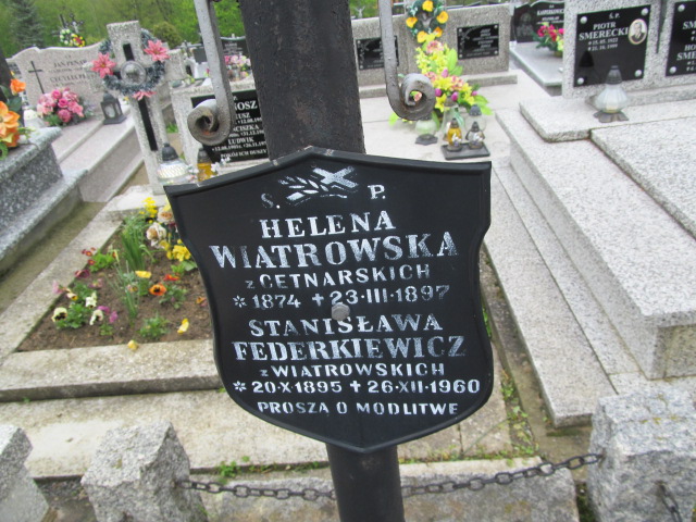 Helena Wiatrowska 1873 Rymanów - Grobonet - Wyszukiwarka osób pochowanych