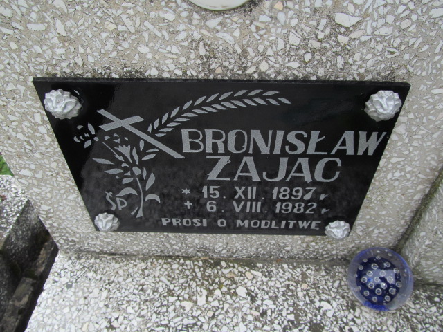 Bronisław Zając 1897 Rymanów - Grobonet - Wyszukiwarka osób pochowanych
