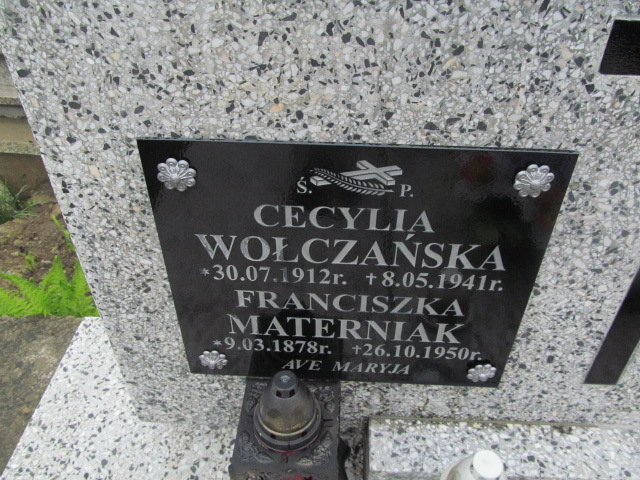 Cecylia Wołczańska 1912 Rymanów - Grobonet - Wyszukiwarka osób pochowanych