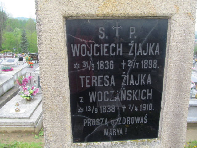 Wojciech Ziajka 1836 Rymanów - Grobonet - Wyszukiwarka osób pochowanych