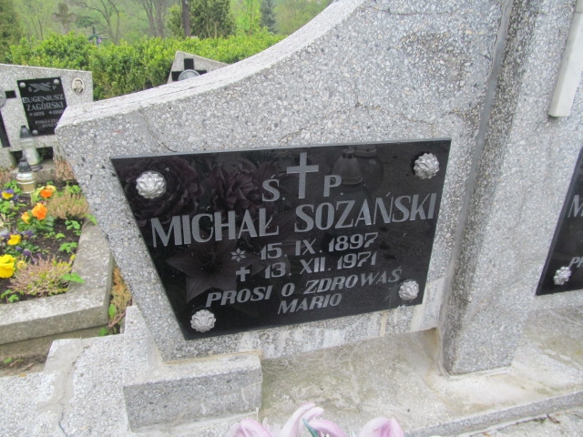 Michał Sozański 1941 Rymanów - Grobonet - Wyszukiwarka osób pochowanych