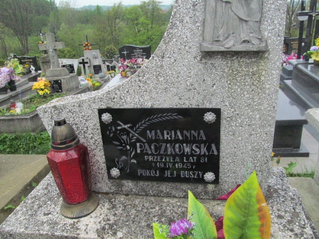 Marianna Paczkowska 1863 Rymanów - Grobonet - Wyszukiwarka osób pochowanych