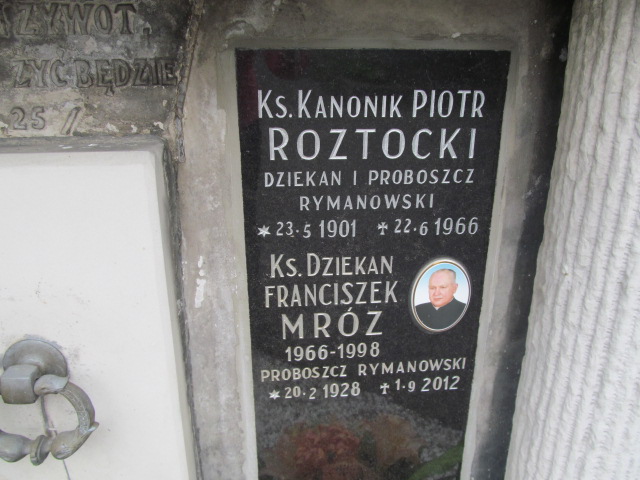 Franciszek Wolski 1846 Rymanów - Grobonet - Wyszukiwarka osób pochowanych