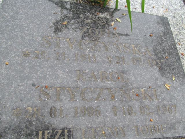 Zofia Styczyńska 1911 Rymanów - Grobonet - Wyszukiwarka osób pochowanych