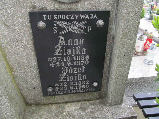 Józef Ziajka 1882 Rymanów - Grobonet - Wyszukiwarka osób pochowanych