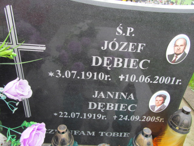Janina Dębiec 1919 Rymanów - Grobonet - Wyszukiwarka osób pochowanych