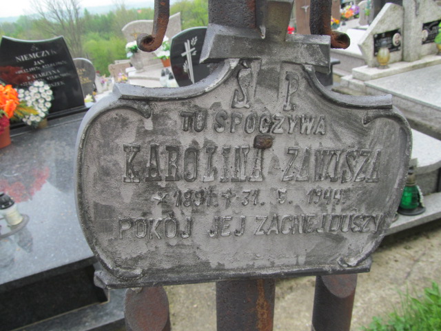 Karolina Zawisza 1890 Rymanów - Grobonet - Wyszukiwarka osób pochowanych