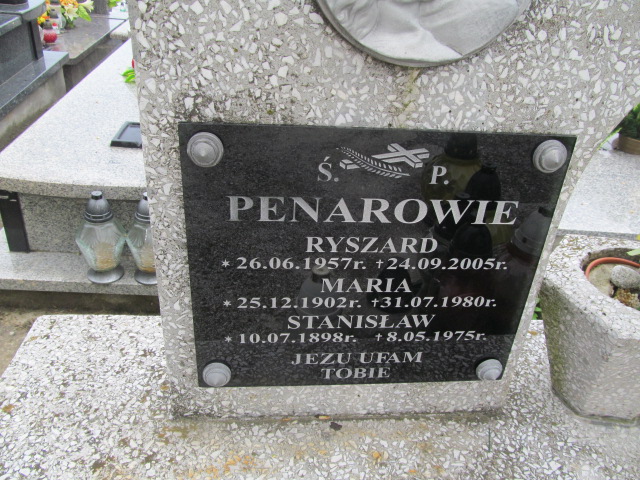 Ryszard Penar 1957 Rymanów - Grobonet - Wyszukiwarka osób pochowanych