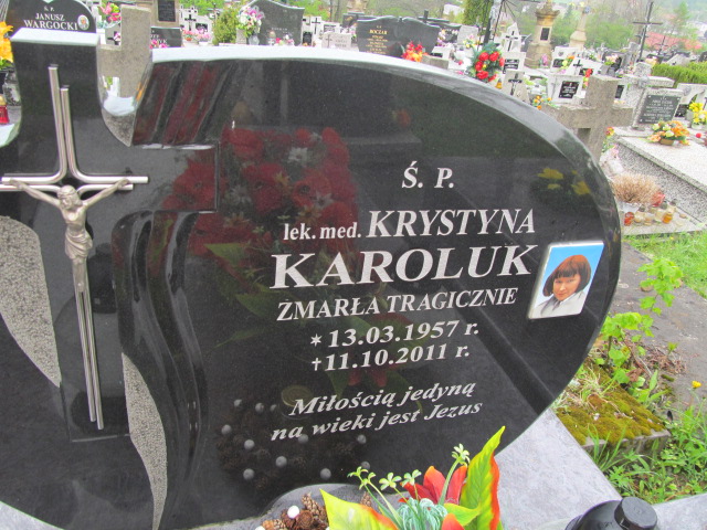 Krystyna Karoluk 1957 Rymanów - Grobonet - Wyszukiwarka osób pochowanych