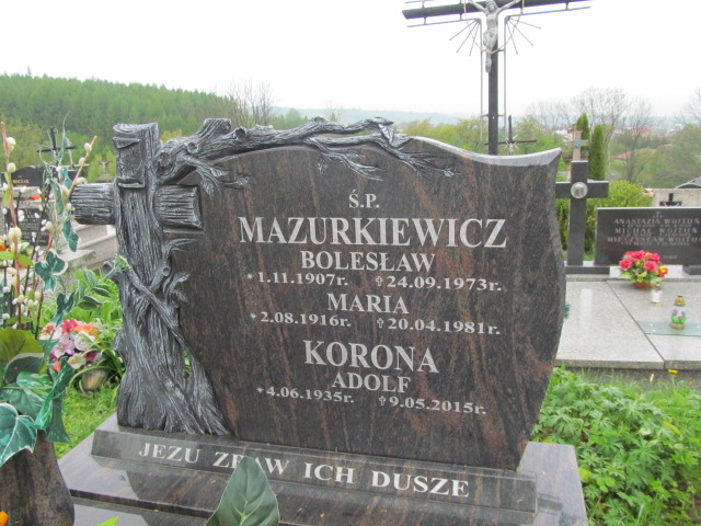 Bolesław Mazurkiewicz 1907 Rymanów - Grobonet - Wyszukiwarka osób pochowanych