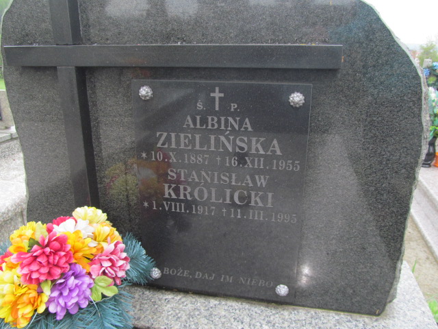 Albina Zielińska 1887 Rymanów - Grobonet - Wyszukiwarka osób pochowanych