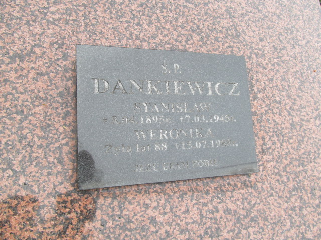 Stanisław Dankiewicz 1895 Rymanów - Grobonet - Wyszukiwarka osób pochowanych
