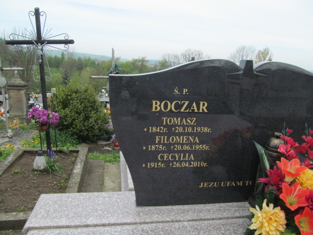 Tomasz Boczar 1841 Rymanów - Grobonet - Wyszukiwarka osób pochowanych