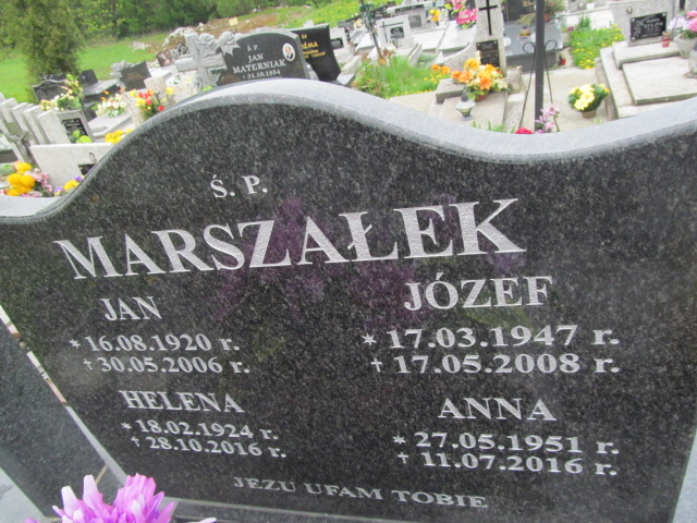 Anna Marszałek 1951 Rymanów - Grobonet - Wyszukiwarka osób pochowanych