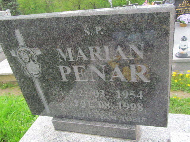 Marian Penar 1954 Rymanów - Grobonet - Wyszukiwarka osób pochowanych