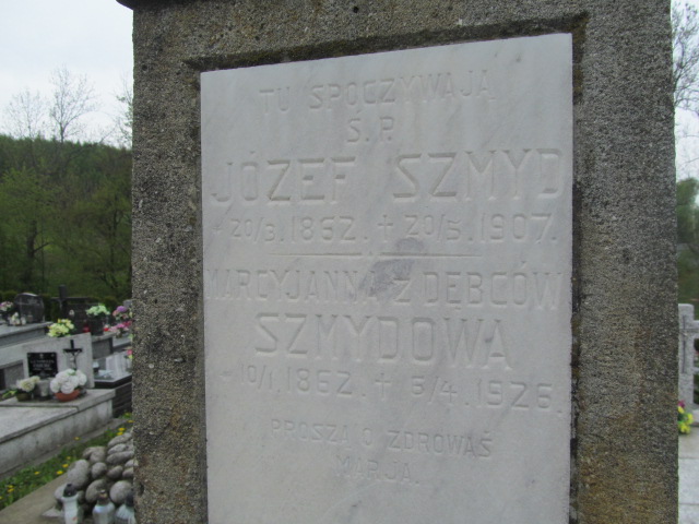 Józef Szmyd 1862 Rymanów - Grobonet - Wyszukiwarka osób pochowanych