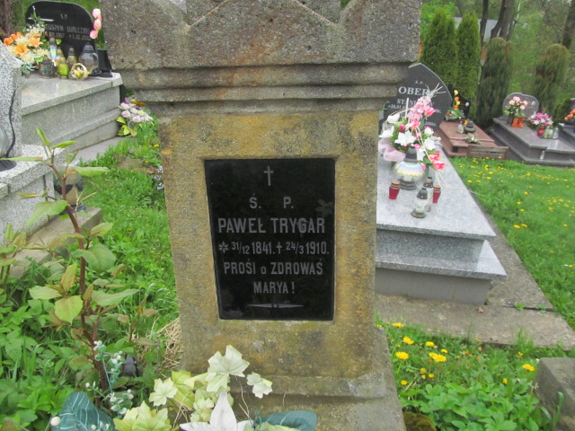 Paweł Trygar 1841 Rymanów - Grobonet - Wyszukiwarka osób pochowanych