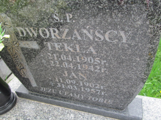 Tekla Dworzańska 1905 Rymanów - Grobonet - Wyszukiwarka osób pochowanych