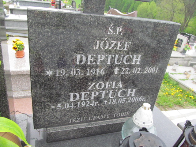 Tomasz Deptuch Rymanów - Grobonet - Wyszukiwarka osób pochowanych