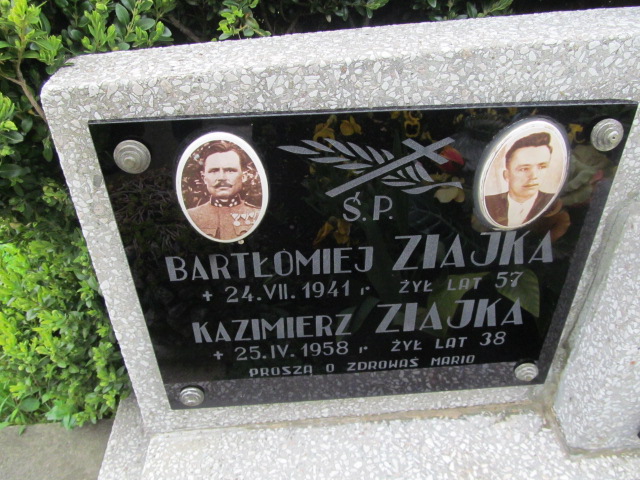 Bartłomiej Ziajka 1884 Rymanów - Grobonet - Wyszukiwarka osób pochowanych