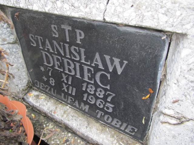Stanisław Dębiec 1887 Rymanów - Grobonet - Wyszukiwarka osób pochowanych