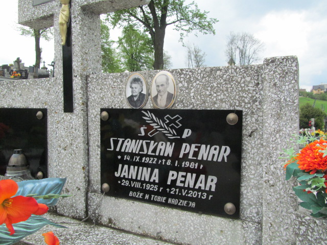 Janina Penar 1925 Rymanów - Grobonet - Wyszukiwarka osób pochowanych