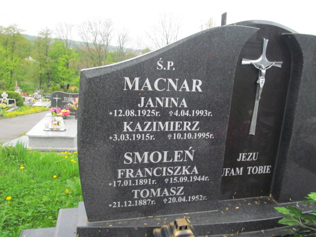 Franciszka Smoleń 1891 Rymanów - Grobonet - Wyszukiwarka osób pochowanych