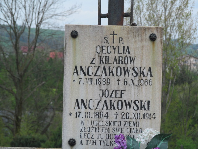 Józef Anczakowski 1884 Rymanów - Grobonet - Wyszukiwarka osób pochowanych