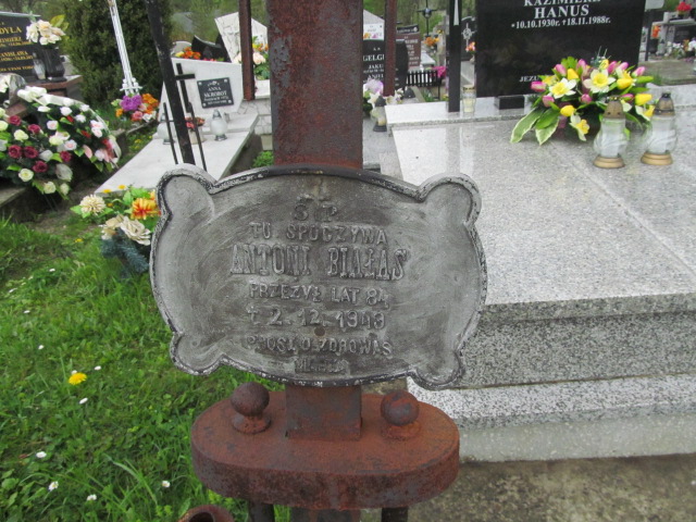 Antoni Białas 1864 Rymanów - Grobonet - Wyszukiwarka osób pochowanych