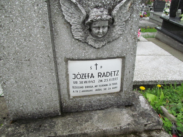 Józefa Radetz 1942 Rymanów - Grobonet - Wyszukiwarka osób pochowanych
