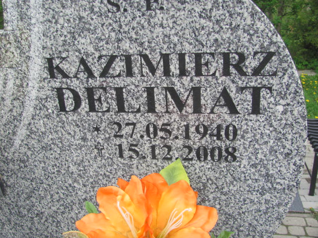 Kazimierz Delimat 1940 Rymanów - Grobonet - Wyszukiwarka osób pochowanych