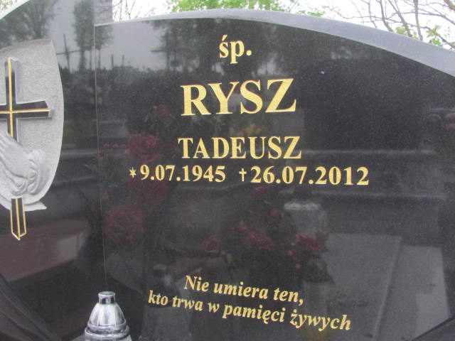 Tadeusz Rysz 1945 Rymanów - Grobonet - Wyszukiwarka osób pochowanych
