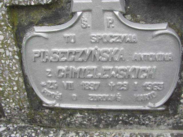 Antonina Piaseczyńska 1897 Rymanów - Grobonet - Wyszukiwarka osób pochowanych