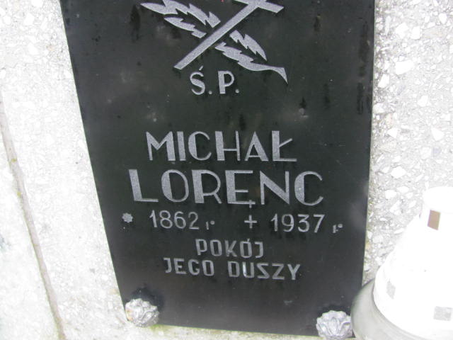 Michał Lorenc 1861 Rymanów - Grobonet - Wyszukiwarka osób pochowanych