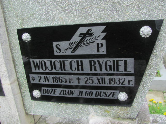 Wojciech Rygiel 1865 Rymanów - Grobonet - Wyszukiwarka osób pochowanych