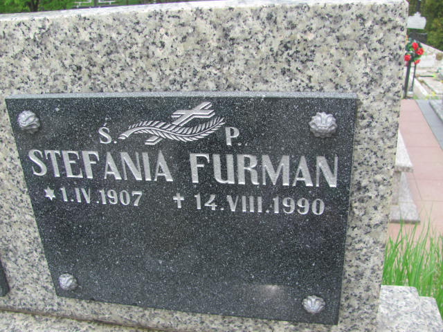 Stefania Furman 1907 Rymanów - Grobonet - Wyszukiwarka osób pochowanych