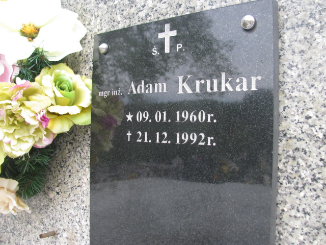 Adam Krukar 1960 Rymanów - Grobonet - Wyszukiwarka osób pochowanych