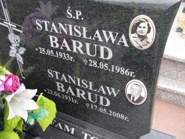 Stanisława Barud 1933 Rymanów - Grobonet - Wyszukiwarka osób pochowanych