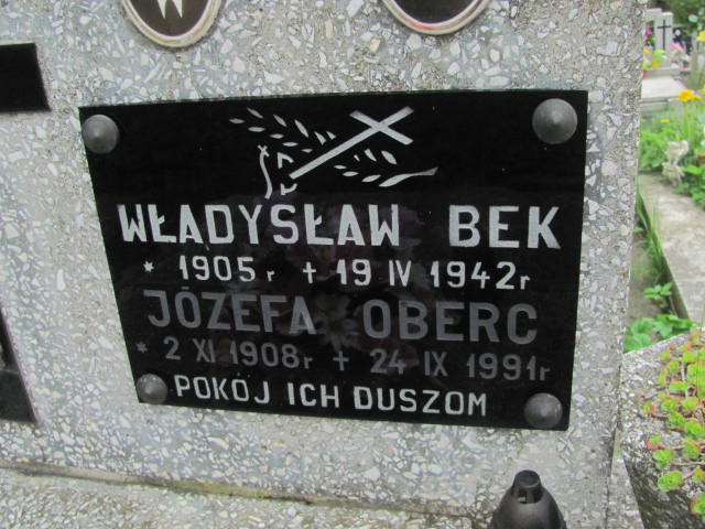 Władysław Bek 1904 Rymanów - Grobonet - Wyszukiwarka osób pochowanych
