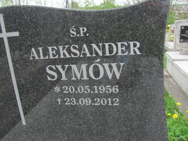 Aleksander Symów 1956 Rymanów - Grobonet - Wyszukiwarka osób pochowanych