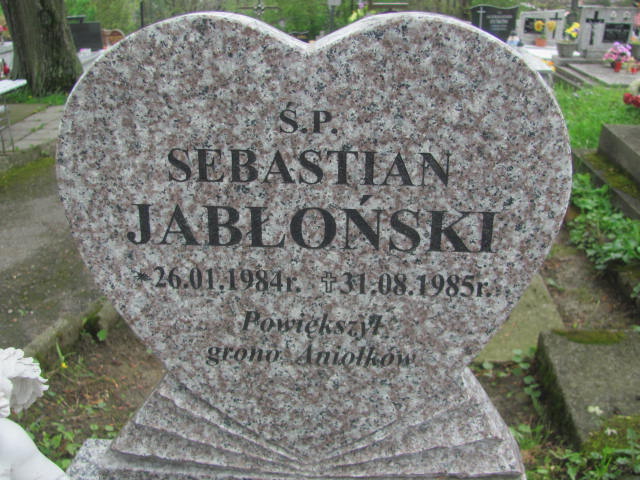 Sebastian Jabłoński 1984 Rymanów - Grobonet - Wyszukiwarka osób pochowanych