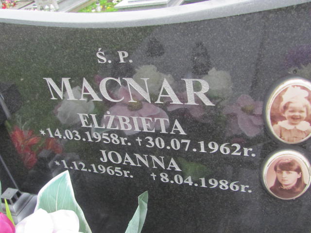 Elżbieta Macnar 1958 Rymanów - Grobonet - Wyszukiwarka osób pochowanych