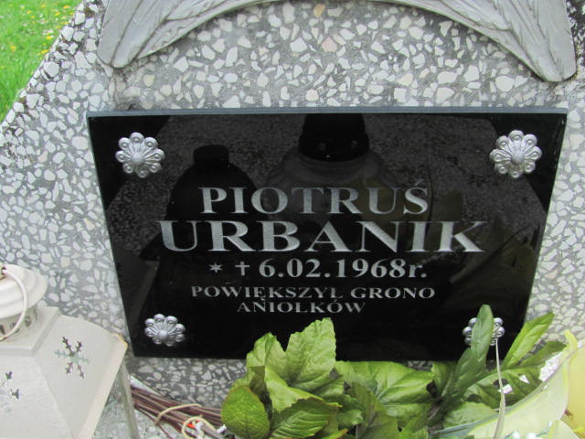 Piotr Urbanik 1968 Rymanów - Grobonet - Wyszukiwarka osób pochowanych