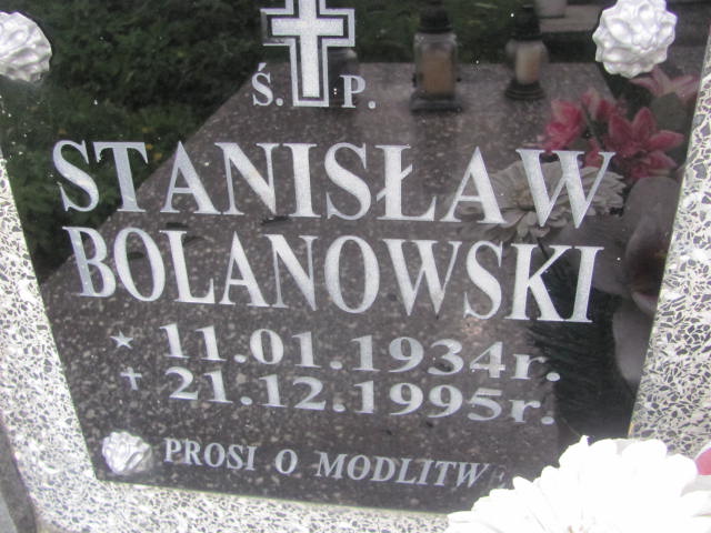 Stanisław Bolanowski 1934 Rymanów - Grobonet - Wyszukiwarka osób pochowanych