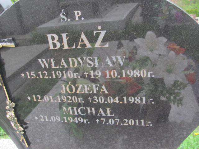 Władysław Błaż 1910 Rymanów - Grobonet - Wyszukiwarka osób pochowanych